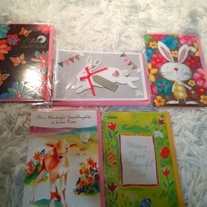 5 Easter Cards New & Sealed In Plastic